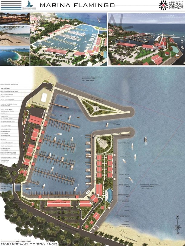 Flamingo Marina, Costa Rica Plans