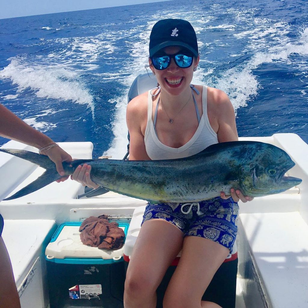 Mahi mahi fishing in Tamarindo